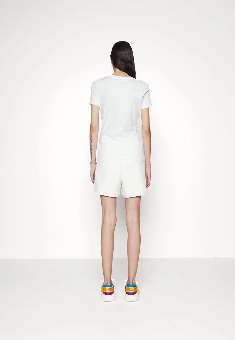 Sconto π Love Moschino T-shirt Con Stampa - Optical White, Donna β 3 Sconto π Love Moschino T-shirt Con Stampa - Optical White, Donna β - immagine 3