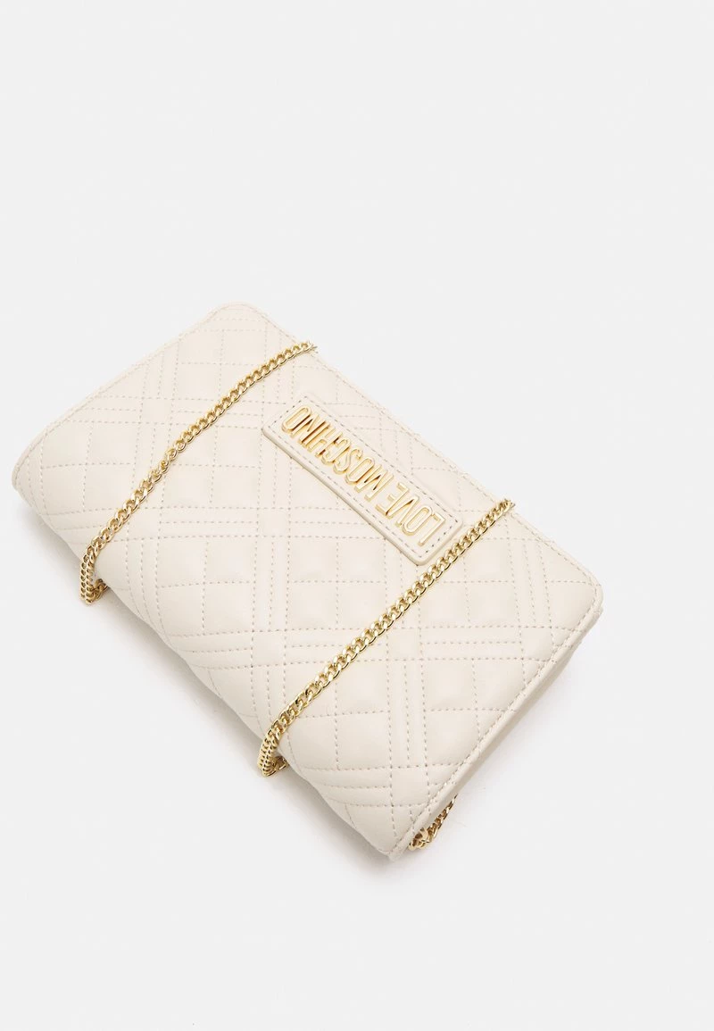 Presa π₯° Love Moschino QUILTED CHAIN LOGO CROSSBODY - Borsa A Tracolla - Avorio, Donna π 4 Presa π₯° Love Moschino QUILTED CHAIN LOGO CROSSBODY - Borsa A Tracolla - Avorio, Donna π - immagine 4