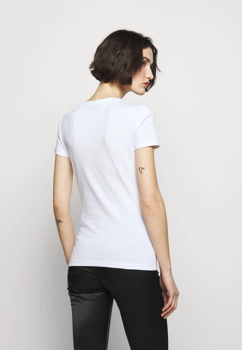 Bilancio ✨ Love Moschino T-shirt Con Stampa - Optical White, Donna 🥰 3 Bilancio ✨ Love Moschino T-shirt Con Stampa - Optical White, Donna 🥰 - immagine 3