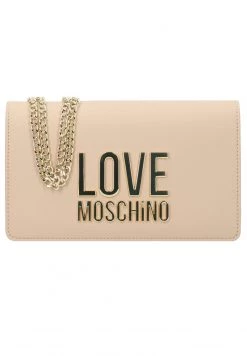 Migliore vendita 🌟 Love Moschino BIG LOGO - Borsa A Tracolla - Nude, Donna ⌛