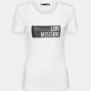 A buon mercato 🥰 Love Moschino T-shirt Con Stampa - Optical White, Donna 🌟
