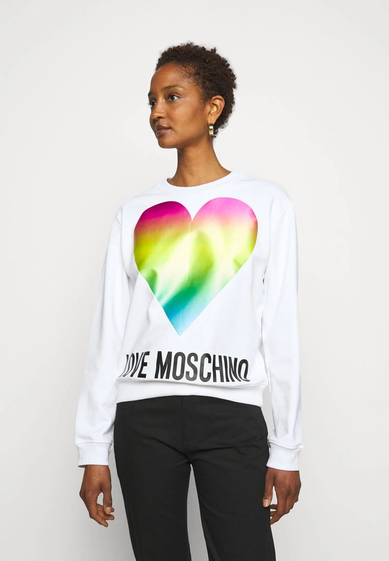 Vendita all'ingrosso π Love Moschino Felpa - Optical White, Donna β€οΈ 1 Vendita all'ingrosso π Love Moschino Felpa - Optical White, Donna β€οΈ