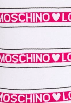 Nuovo di zecca 🤩 Love Moschino Abito In Maglia - Optical White, Donna 😍 -Vendite Love Moschino d83474de7eb04c429c33a567c64db9be