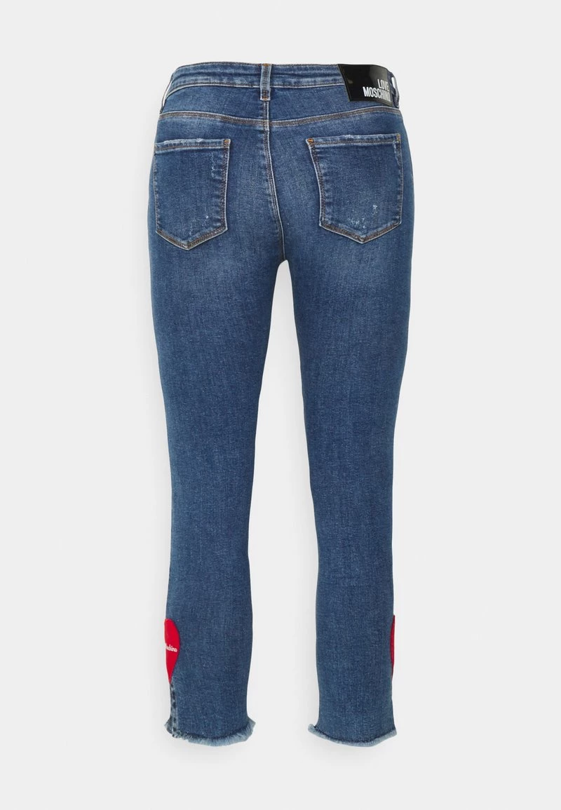Nuovo β¨ Love Moschino π Jeans Skinny Fit - Blue Denim, Donna π€© 2 Nuovo β¨ Love Moschino π Jeans Skinny Fit - Blue Denim, Donna π€© - immagine 2