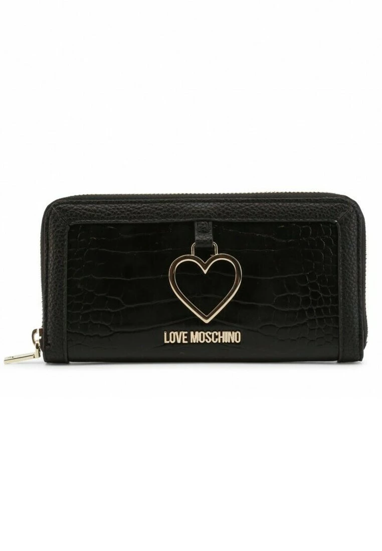 Nuovo di zecca ❤️ Love Moschino Portafoglio - Black, Donna 👍 1 Nuovo di zecca ❤️ Love Moschino Portafoglio - Black, Donna 👍