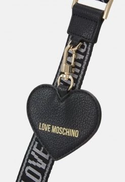 Migliore vendita 🧨 Love Moschino LOGO WEBBING - Borsa A Tracolla - Nero, Donna 🎁 -Vendite Love Moschino df6a516584814f7ebcd91b001d22ebb9