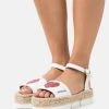 Nuovo ❤️ Love Moschino Espadrillas - Bianco, Donna ⭐