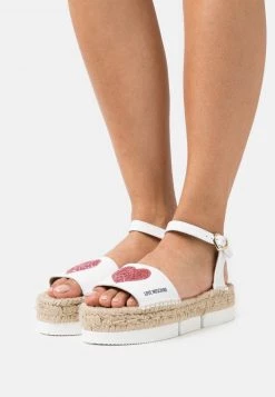 Nuovo ❤️ Love Moschino Espadrillas - Bianco, Donna ⭐