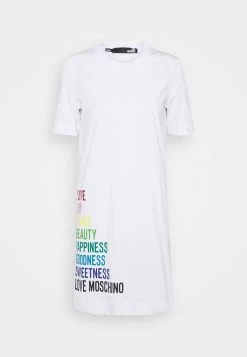 Il più economico 😀 Love Moschino Vestito Di Maglina - Optical White, Donna 😉 -Vendite Love Moschino e00e0b4232f94428998e4d3feae76db9