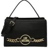 Il più economico 😍 Love Moschino MIT VERGOLDETEN APPLIKATIONEN - Borsa A Mano - Schwarz, Donna 😉