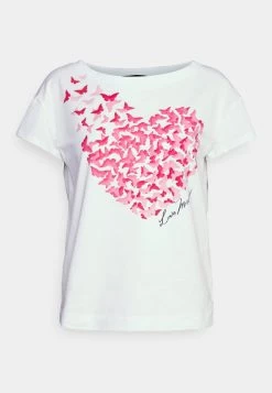 Bilancio β Love Moschino T-shirt Con Stampa - Optical White, Donna β¨