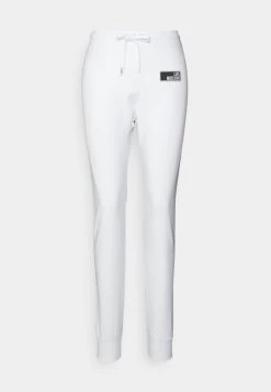 Vendita lampo π Love Moschino Pantaloni Sportivi - Optical White, Donna β€οΈ
