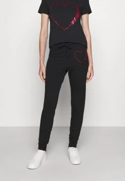 Sconto ✔️ Love Moschino Pantaloni Sportivi - Black, Donna 🧨