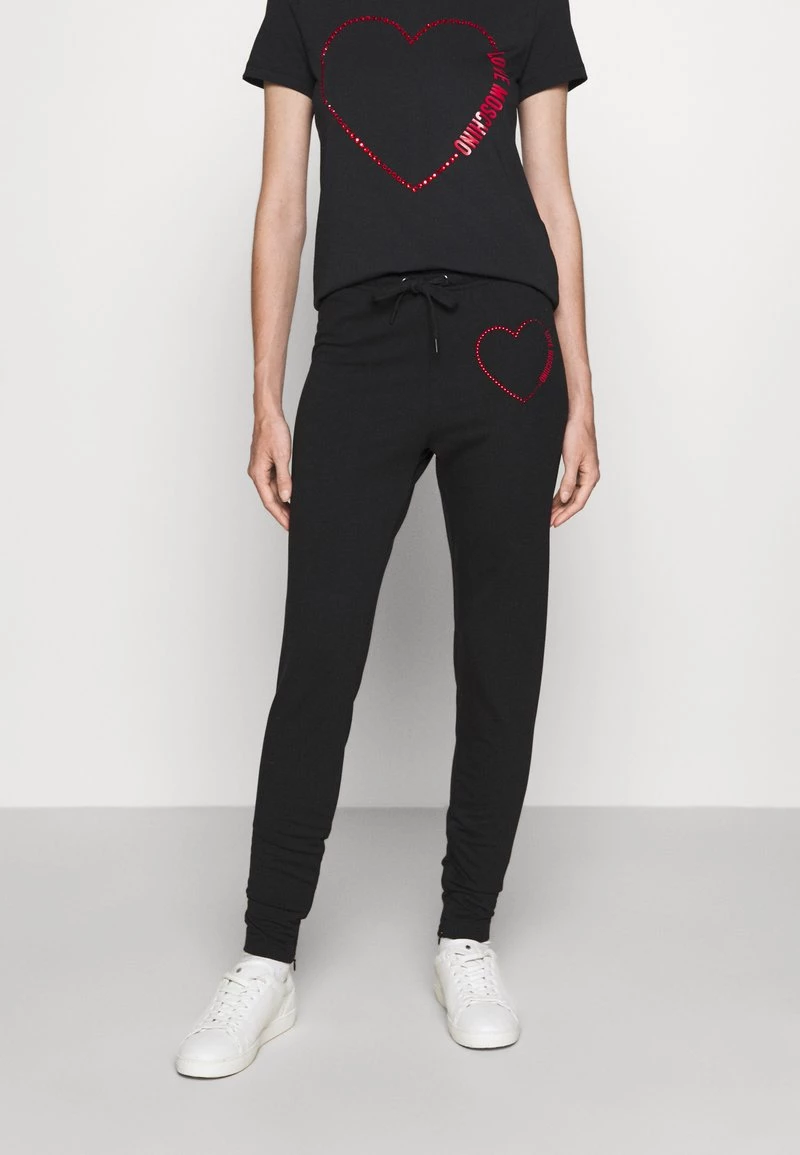 Sconto ✔️ Love Moschino Pantaloni Sportivi - Black, Donna 🧨 1 Sconto ✔️ Love Moschino Pantaloni Sportivi - Black, Donna 🧨