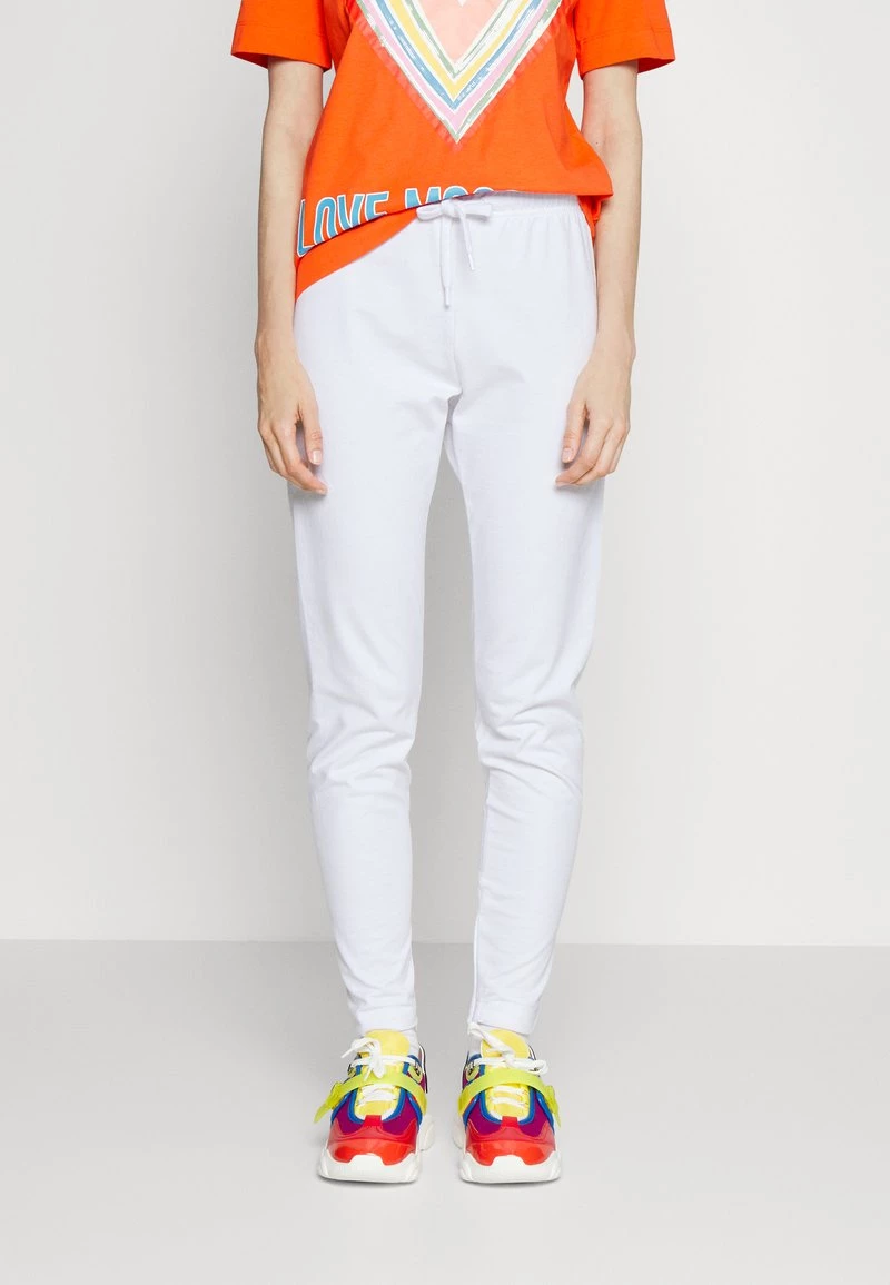 I primi 10 🥰 Love Moschino Pantaloni Sportivi - Optical White, Donna 💯 1 I primi 10 🥰 Love Moschino Pantaloni Sportivi - Optical White, Donna 💯