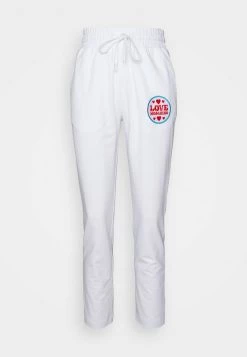 Acquistare π― Love Moschino Pantaloni Sportivi - Optical White, Donna π