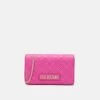 Bilancio 🧨 Love Moschino QUILTED CHAIN LOGO CROSSBODY - Borsa A Tracolla - Fuxia, Donna 😀