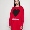Migliore vendita ⌛ Love Moschino Vestito Estivo - Cuore/nero, Donna 🛒