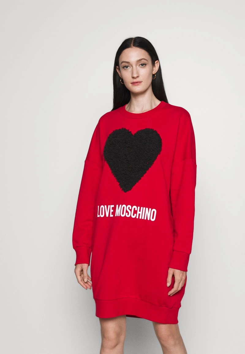 Migliore vendita β Love Moschino Vestito Estivo - Cuore/nero, Donna π 1 Migliore vendita β Love Moschino Vestito Estivo - Cuore/nero, Donna π