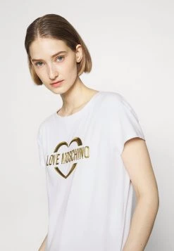 Il più economico 💯 Love Moschino T-shirt Con Stampa - Optical White, Donna 👍 10 Il più economico 💯 Love Moschino T-shirt Con Stampa - Optical White, Donna 👍 -Vendite Love Moschino ee2097ae9cb2473cb8ff2020f4da1eee