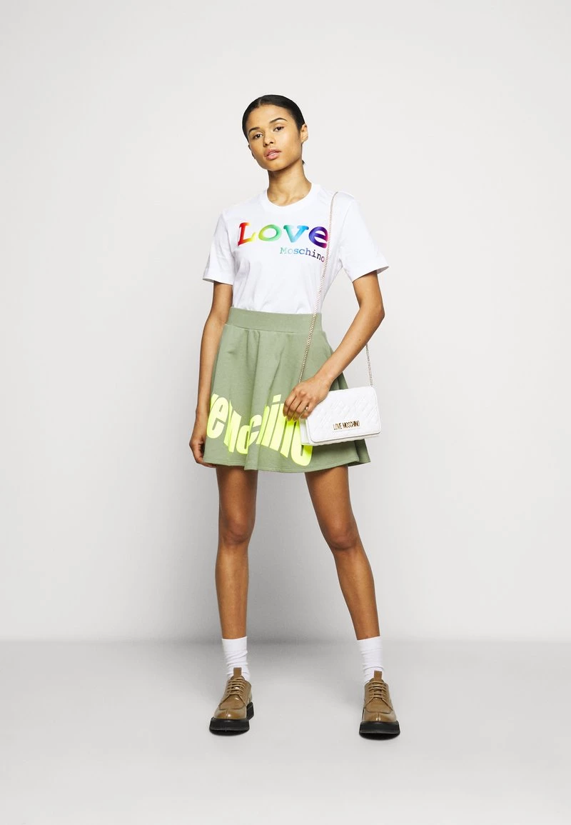 Migliore vendita π― Love Moschino T-shirt Con Stampa - Optical White, Donna β¨ 2 Migliore vendita π― Love Moschino T-shirt Con Stampa - Optical White, Donna β¨ - immagine 2