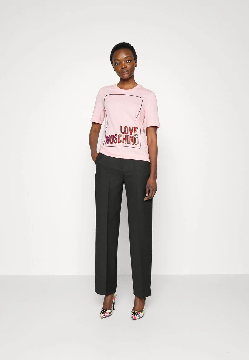 Miglior prezzo 𧨠Love Moschino T-shirt Con Stampa - Pink, Donna π 2 Miglior prezzo 𧨠Love Moschino T-shirt Con Stampa - Pink, Donna π - immagine 2