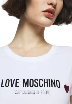 Bilancio ✨ Love Moschino T-shirt Con Stampa - Optical White, Donna 🥰 9 Bilancio ✨ Love Moschino T-shirt Con Stampa - Optical White, Donna 🥰 -Vendite Love Moschino f1e4a22c3aa841fca9617abfb4e167b2