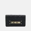 I primi 10 👍 Love Moschino QUILTED LOGO FLAP WALLET - Portafoglio - Nero, Donna ❤️