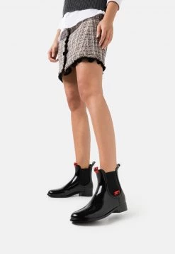 Buono 🎁 Love Moschino Stivali Di Gomma - Nero, Donna 😍