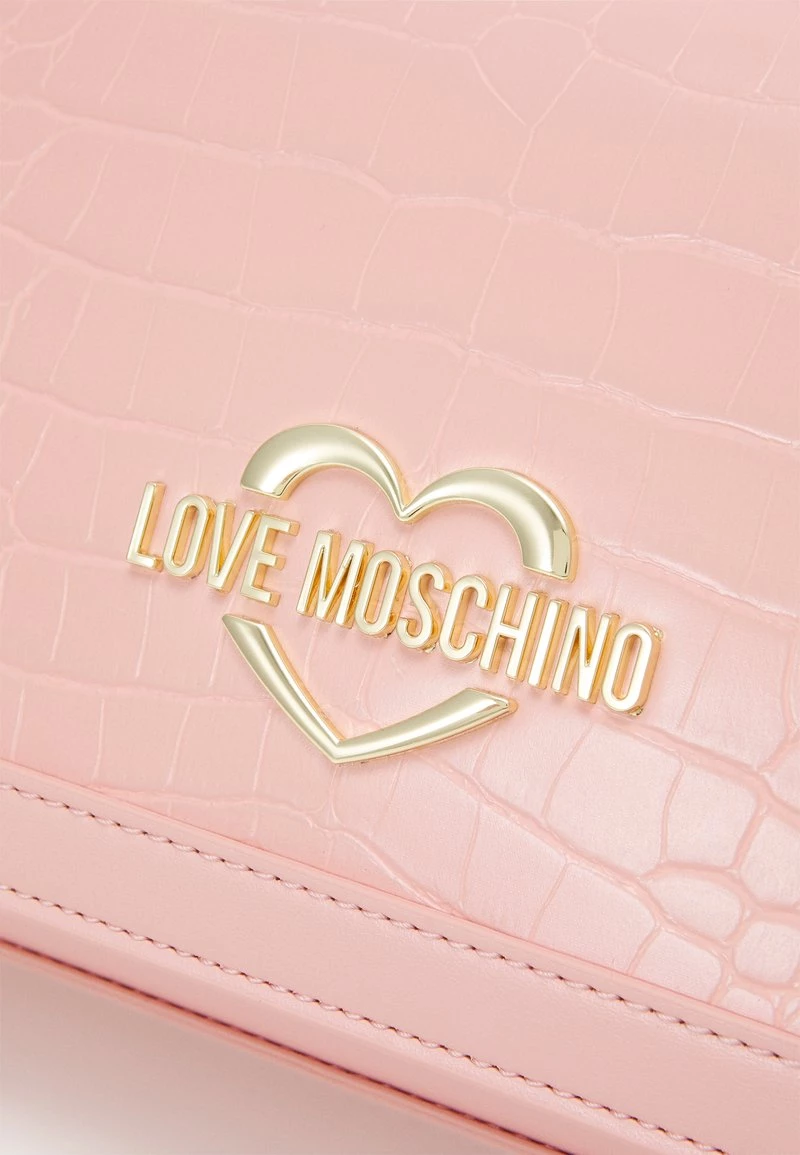 Presa π Love Moschino CROC HEART HARDWARE CROSSBODY - Borsa A Tracolla - Pink, Donna π 5 Presa π Love Moschino CROC HEART HARDWARE CROSSBODY - Borsa A Tracolla - Pink, Donna π - immagine 5