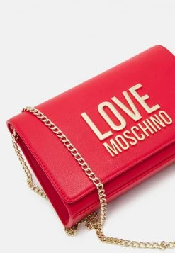 Presa 💯 Love Moschino LOGO - Borsa A Tracolla - Red, Donna 😉 -Vendite Love Moschino f5f49ebe813845af8c52432a1d207a98