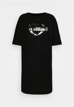 Sconto β Love Moschino Vestito Di Maglina - Black, Donna π₯