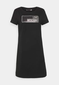 Miglior offerta β€οΈ Love Moschino Vestito Di Maglina - Black, Donna β€οΈ