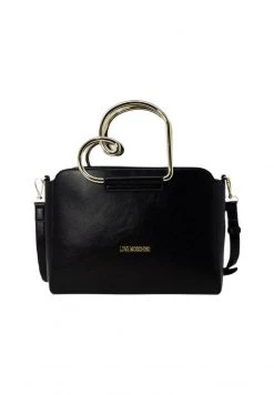 Nuovo 🥰 Love Moschino RIGIDO CUORE - Borsa A Mano - Black, Donna 👍