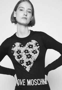 Miglior prezzo 🧨 Love Moschino Abito In Maglia - Black, Donna 🔥 -Vendite Love Moschino f95120a217b9482eb64364abc3b7784a