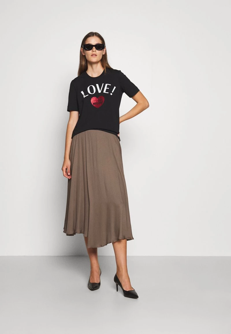 Acquistare ✨ Love Moschino T-shirt Con Stampa - Black, Donna ⭐ 2 Acquistare ✨ Love Moschino T-shirt Con Stampa - Black, Donna ⭐ - immagine 2