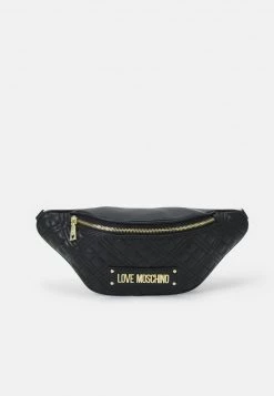 A buon mercato π Love Moschino QUILTED CHAIN BELT BAG - Marsupio - Nero, Donna π
