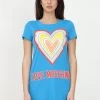 Nuovo di zecca 😍 Love Moschino Vestito Di Maglina - Azure, Donna ⭐