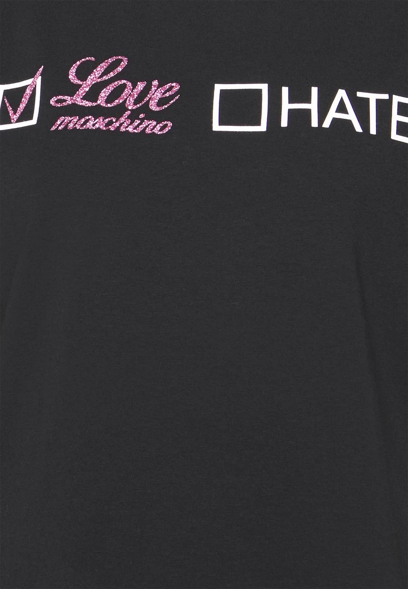 I primi 10 π― Love Moschino T-shirt Con Stampa - Black, Donna π 3 I primi 10 π― Love Moschino T-shirt Con Stampa - Black, Donna π - immagine 3