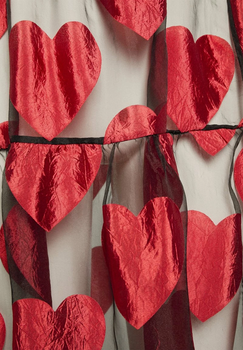 Nuovo di zecca π Love Moschino Gonna Lunga - Nero/red, Donna β€οΈ 3 Nuovo di zecca π Love Moschino Gonna Lunga - Nero/red, Donna β€οΈ - immagine 3